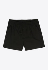 P.A.R.O.S.H Pressed-Crease Poplin Shorts Black D210149CANYOX24_013