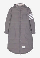 Thom Browne 4-bar Stripes Padded Parka Gray FOD025X05222_035