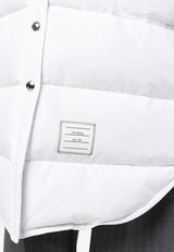 Thom Browne 4-bar Stripes Padded Parka White FOD025X05222_100