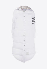 Thom Browne 4-bar Stripes Padded Parka White FOD025X05222_100