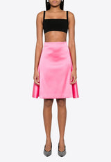 P.A.R.O.S.H Papavero Puff Mini Skirt Bubblegum D621099PAPAVERO_025