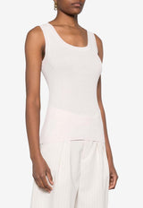 P.A.R.O.S.H Ribbed Knit Tank Top Pink D540712CIPRIA24_085