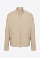 Moncler Chaberton Appliqué-Logo Jacket J10911A00142597IF_23O Beige