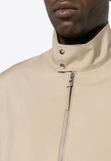 Moncler Chaberton Appliqué-Logo Jacket J10911A00142597IF_23O Beige