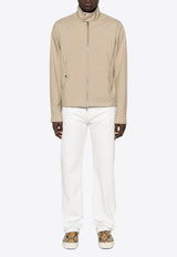 Moncler Chaberton Appliqué-Logo Jacket J10911A00142597IF_23O Beige