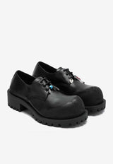 Balenciaga Hummer Leather Derby Shoes Black 786136WCDA3/R_BALEN-1080