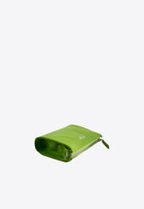 La Rose Leather Make-Up Pouch Green 50131_15