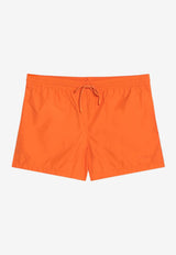 Gucci Logo Embroidered Swim Shorts Orange 787899XHAG2/Q_GUC-7573