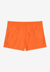 Gucci Logo Embroidered Swim Shorts Orange 787899XHAG2/Q_GUC-7573