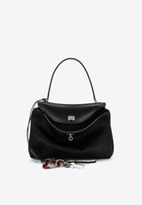 Balenciaga Medium Rodeo Calf Leather Tote Bag Black 7897722AA8U/Q_BALEN-1000