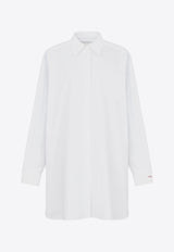 Maison Margiela Long-Sleeved Poplin Shirt Dress Optic White S51DL0253S54750_100
