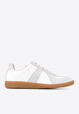 Maison Margiela Replica Leather Sneakers Chalk S58WS0109P1895_T1016