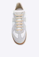 Maison Margiela Replica Leather Sneakers Chalk S58WS0109P1895_T1016