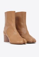 Maison Margiela Tabi 60 Calf Leather Ankle Boots Camel S58WU0246P3753_T4091