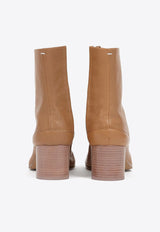 Maison Margiela Tabi 60 Calf Leather Ankle Boots Camel S58WU0246P3753_T4091