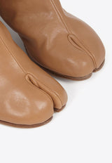 Maison Margiela Tabi 60 Calf Leather Ankle Boots Camel S58WU0246P3753_T4091