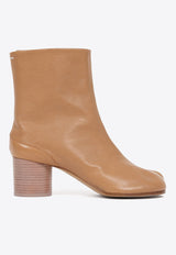 Maison Margiela Tabi 60 Calf Leather Ankle Boots Camel S58WU0246P3753_T4091