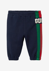 Gucci Kids Babies GG Logo Track Pants Blue 791933XJGOF/P_GUC-4392