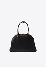 Prada Medium Saffiano Leather Shoulder Bag Black 1BG537VMOM2A4A_F0002