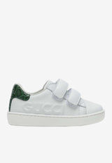 Gucci Kids Babies Ace Leather Sneakers White 793050AADOV/P_GUC-9054