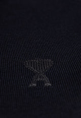AMI PARIS Ami De Coeur Wool Sweater Midnight Blue FKS041KN0039_430