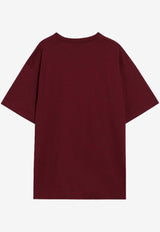 Gucci Logo Print T-shirt Burgundy 796395XJHDH/R_GUC-6317