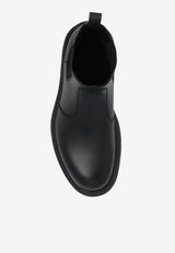 Ferragamo Dollie Calf Leather Ankle Boots Black 01H402 DOLLIE 769818-NERO