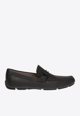 Ferragamo Front 4 Calf Leather Loafers Black 02B796 FRONT 4 713330-NERO