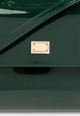 Dolce & Gabbana Medium Sicily Top Handle Bag in Patent Leather Green BB6003 A1471-89349
