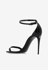 Dolce & Gabbana Keira 105 Patent Leather Sandals Black CR1679 AP622-80999