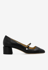 Jimmy Choo Elisa 45 Leather Pumps Black ELISA 45 PTZ-BLACK BLACK