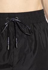 Dolce & Gabbana Logo Plaque Swim Shorts Black M4E45T ONO06-N0000