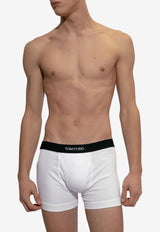 Tom Ford Logo-Waistband Briefs - Set of 2 White T4XC31040 0-100
