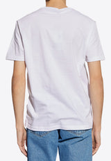 تي شيرت برقعة شعار ميدوسا ورقبة دائرية