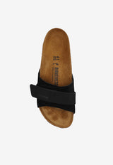 Birkenstock Oita Riveted Suede Slides Black 1024200 0-MODERN SUEDE BLACK