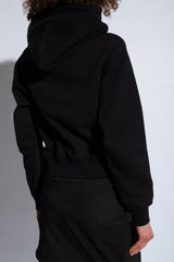 Jacquemus Logo-Embroidered Hooded Sweatshirt Black 241JS162 2341-990