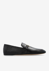 Ferragamo Elaine Vara Buckle Loafers in Calf Leather Black 01H932 ELAINE 773088-NERO