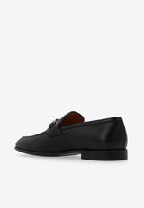Ferragamo Foster Gancini Leather Loafer Black 021669 FOSTER 762636-NERO
