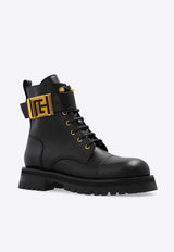 Balmain Combat Ankle Boots Black DN1TC961 LVIT-0PA