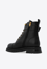 Balmain Combat Ankle Boots Black DN1TC961 LVIT-0PA