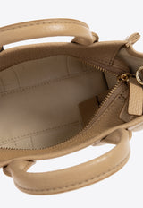 حقيبة توت ميني من الجلد