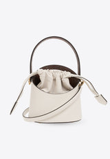 حقيبة كتف ميني ساتورنو من الجلد