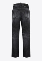 Dsquared2 Boston Steel Wash Straight Jeans Black S72LB0763S30357_900