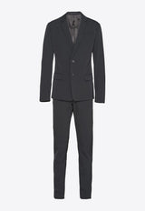 Prada Single-Breasted Techno Suit Black UAS497S21211QL_F0002