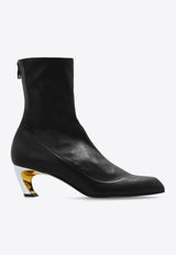 Alexander Mcqueen Armadillo 55 Ankle Boots Black 797577 WIG21-1399