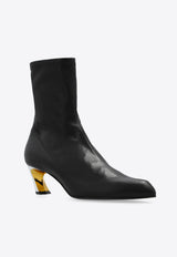 Alexander Mcqueen Armadillo 55 Ankle Boots Black 797577 WIG21-1399