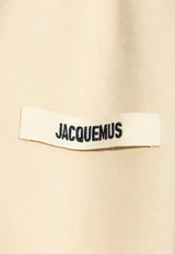 Jacquemus Le Gros-Grain Zip-Up Hooded Sweatshirt Beige 246JS257 2036-150