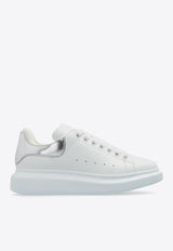 Alexander Mcqueen Oversized Leather Sneakers White 697103 WIFTJ-9071