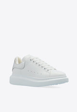 Alexander Mcqueen Oversized Leather Sneakers White 697103 WIFTJ-9071