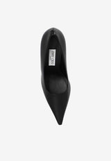 Jimmy Choo Ixia 80 Nappa Leather Pumps Black IXIA 80 NAP-BLACK